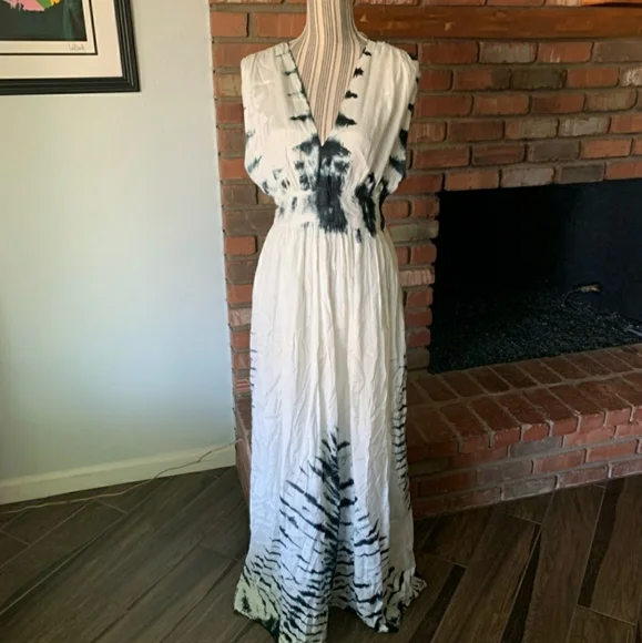 knee length dresses for ladies Women's Vix Paula Hermanny Tiana Long Dress - Free Bird